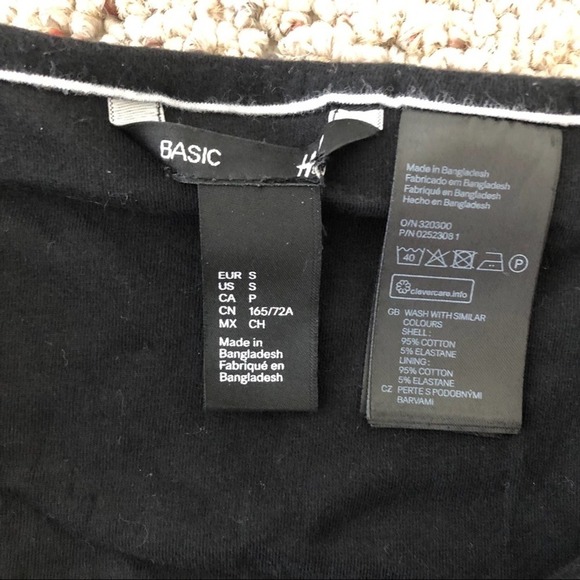 Express XS Body Con Stripe Skirt - Picture 2 of 4